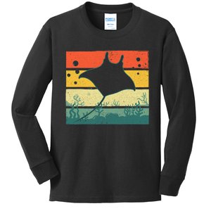 Funny Stingray For Men Women Kids Ocean Animal Lovers Kids Long Sleeve Shirt