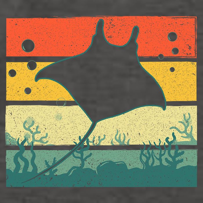 Funny Stingray For Men Women Kids Ocean Animal Lovers Vector Backpack