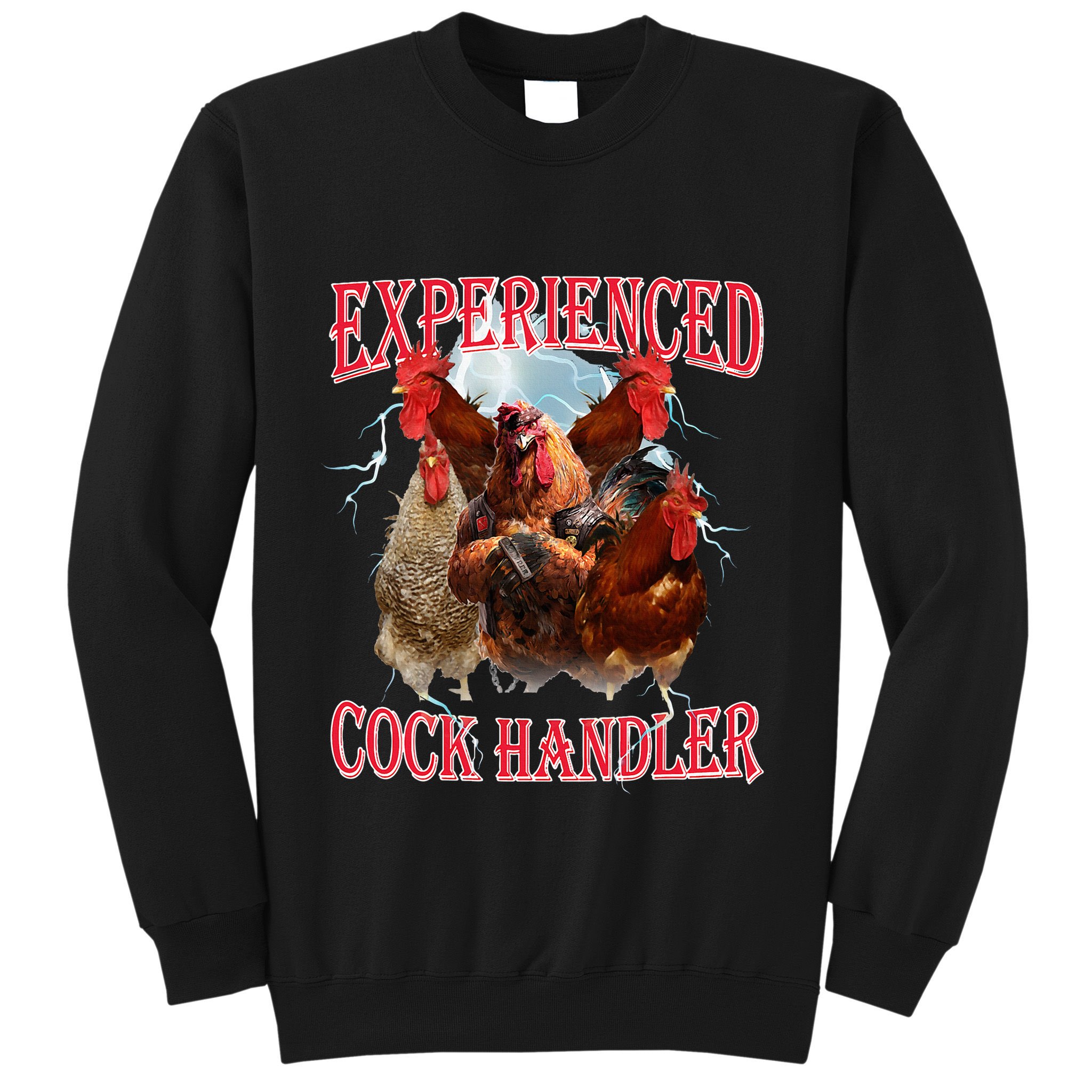 Funny Sayings For Adult Experienced Cock Handler Meme Dank Sweatshirt