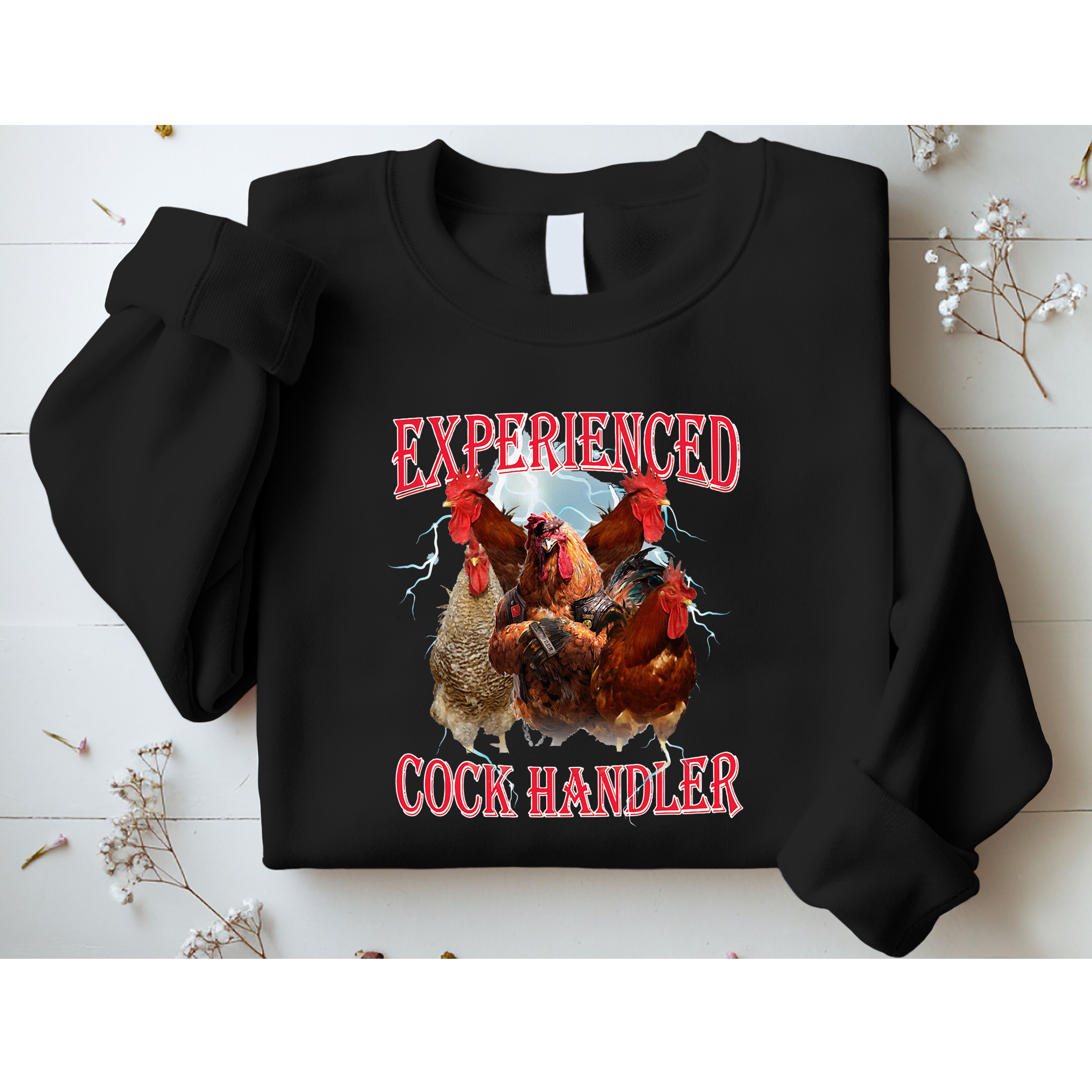 Funny Sayings For Adult Experienced Cock Handler Meme Dank Sweatshirt