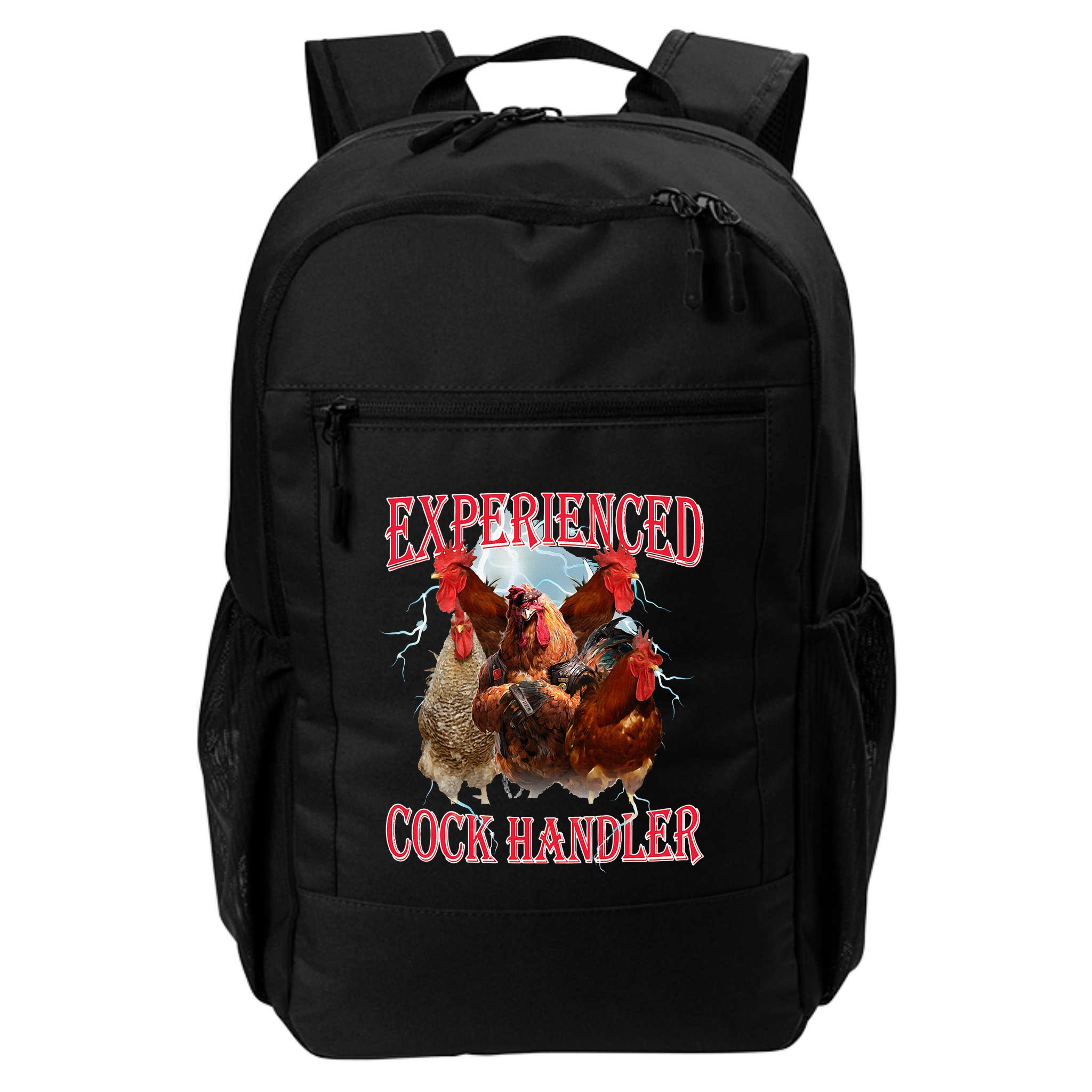 Funny Sayings For Adult Experienced Cock Handler Meme Dank Backpack