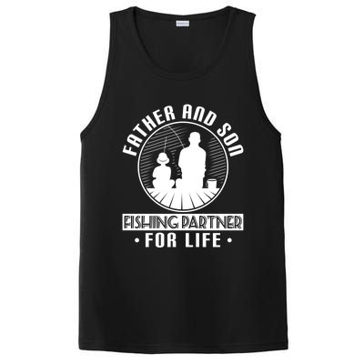 Father Son Fishing Partners For Life Cute Gift PosiCharge Competitor Tank