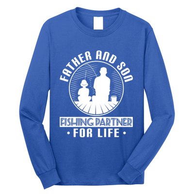 Father Son Fishing Partners For Life Cute Gift Long Sleeve Shirt