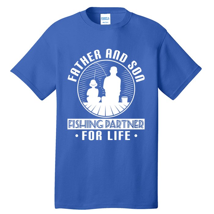 Father Son Fishing Partners For Life Cute Gift Tall T-Shirt