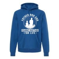 Father Son Fishing Partners For Life Cute Gift Premium Hoodie