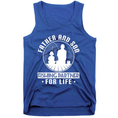 Father Son Fishing Partners For Life Cute Gift Tank Top