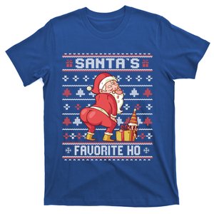 Funny Santa's Favorite Ho Gift Twerking Santa Offensive Great Gift T-Shirt