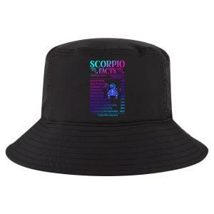 Funny Scorpio Facts Zodiac November Birthday Gift Funny Gift Cool Comfort Performance Bucket Hat