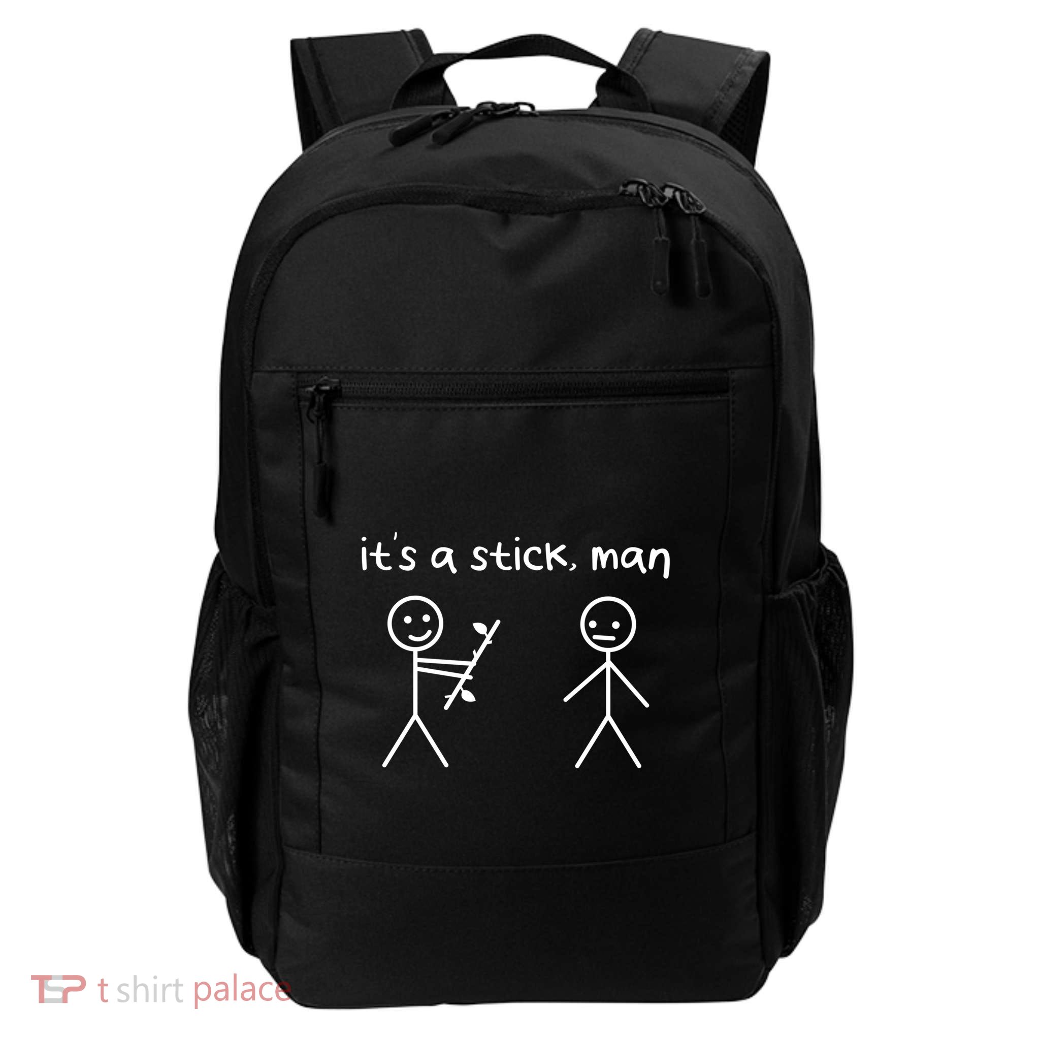 Funny Stick Figures Stick ItS A Stick Sarcastic Gift Backpack