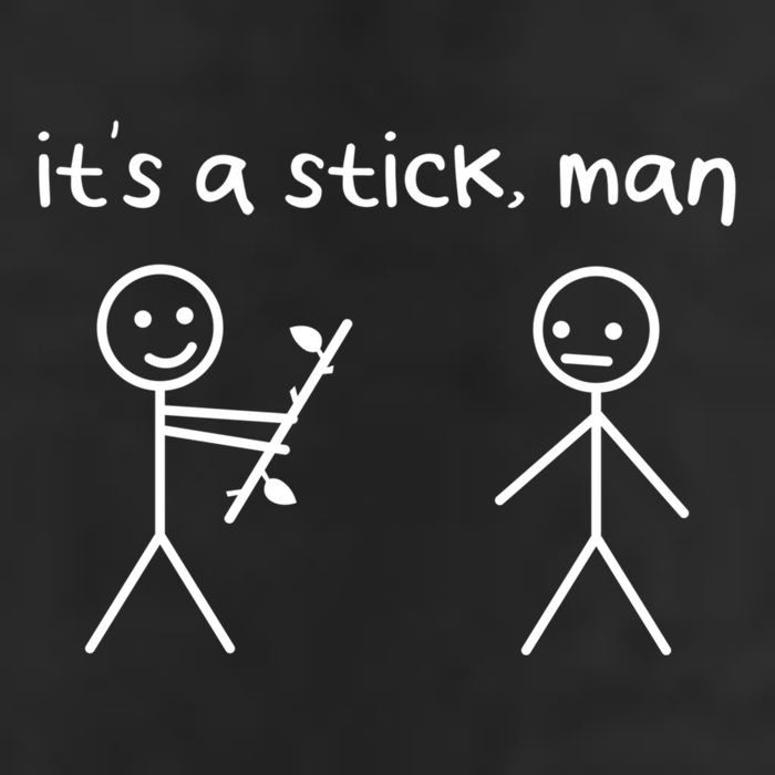 Funny Stick Figures Stick ItS A Stick Sarcastic Gift Adult Drive Performance Visor