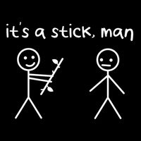 Funny Stick Figures Stick ItS A Stick Sarcastic Gift Bucket Hat