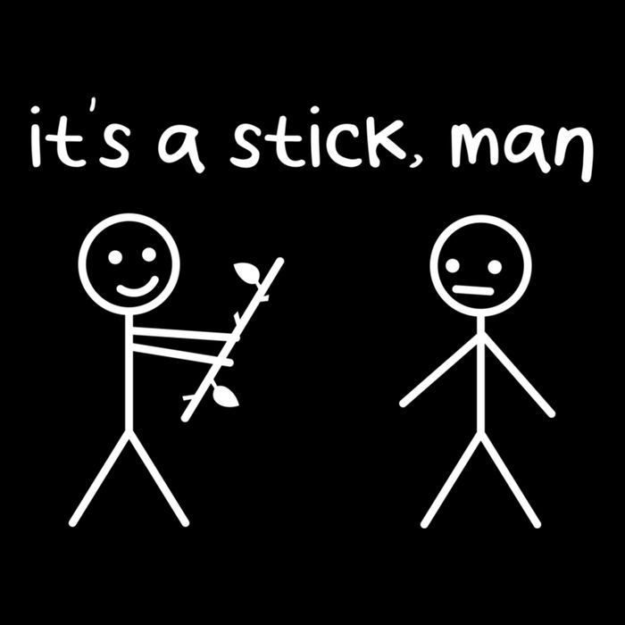 Funny Stick Figures Stick ItS A Stick Sarcastic Gift Bucket Hat