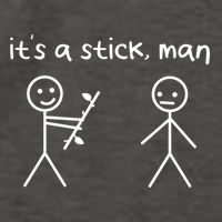 Funny Stick Figures Stick ItS A Stick Sarcastic Gift Vector Backpack
