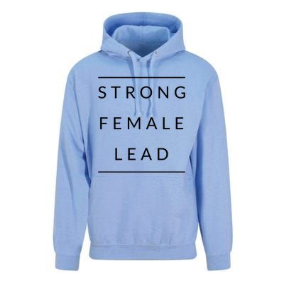 Funny Strong Female Lead Gift Unisex Surf Hoodie