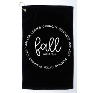 Fall Sweet Fall Festive Platinum Collection Golf Towel