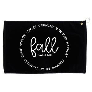 Fall Sweet Fall Festive Grommeted Golf Towel