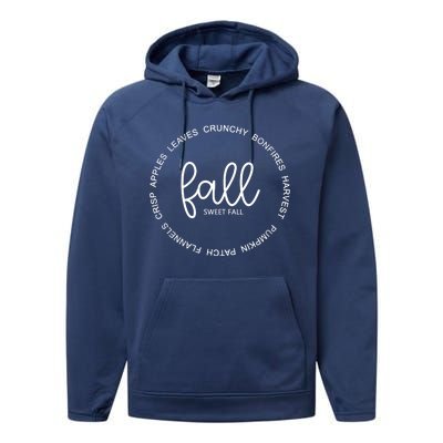 Fall Sweet Fall Festive Performance Fleece Hoodie