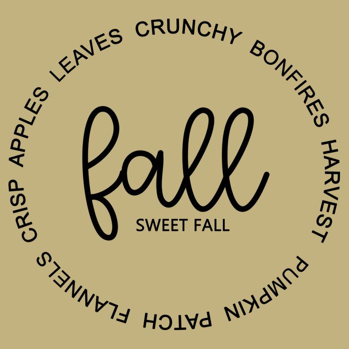 Fall Sweet Fall Festive Cooling Performance Long Sleeve Crew