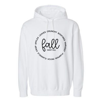 Fall Sweet Fall Festive Garment-Dyed Fleece Hoodie