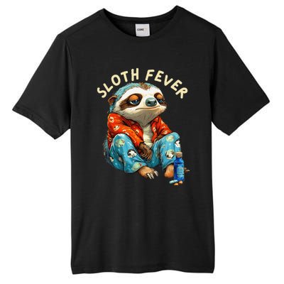 Funny Sloth Fever Humor Tall Fusion ChromaSoft Performance T-Shirt