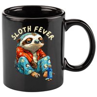Funny Sloth Fever Humor 11oz C Handle Ceramic Mug