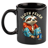 Funny Sloth Fever Humor 11oz C Handle Ceramic Mug
