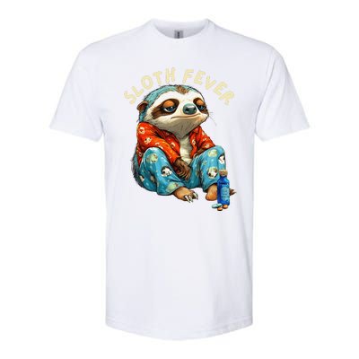 Funny Sloth Fever Humor Softstyle® CVC T-Shirt