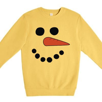 Frosty Snowman Premium Crewneck Sweatshirt