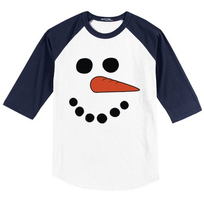 Frosty Snowman Baseball Sleeve Shirt