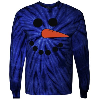 Frosty Snowman Tie-Dye Long Sleeve Shirt