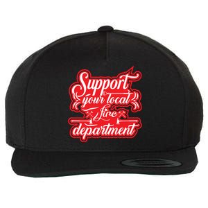 Firefighter Support Fire Departt Hero Gift Wool Snapback Cap