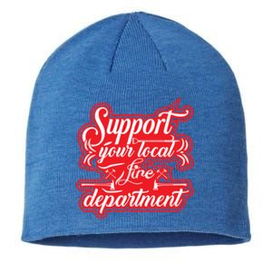 Firefighter Support Fire Departt Hero Gift Sustainable Beanie