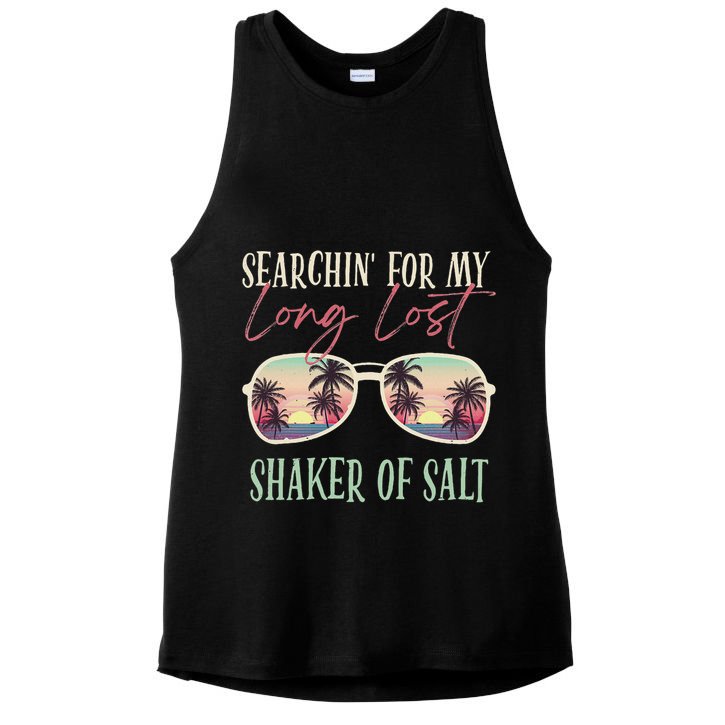 Funny Searching For My Long Lost Shaker Of Salt Shaker Ladies PosiCharge Tri-Blend Wicking Tank