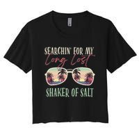 Funny Searching For My Long Lost Shaker Of Salt Shaker Crop Top