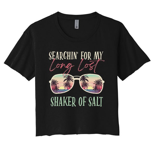 Funny Searching For My Long Lost Shaker Of Salt Shaker Crop Top