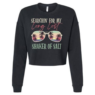 Funny Searching For My Long Lost Shaker Of Salt Shaker Cropped Pullover Crew