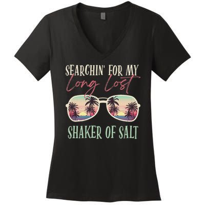 Funny Searching For My Long Lost Shaker Of Salt Shaker Women's V-Neck T-Shirt