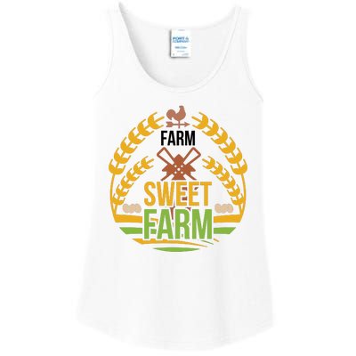 Farm Sweet Farm Ladies Essential Tank