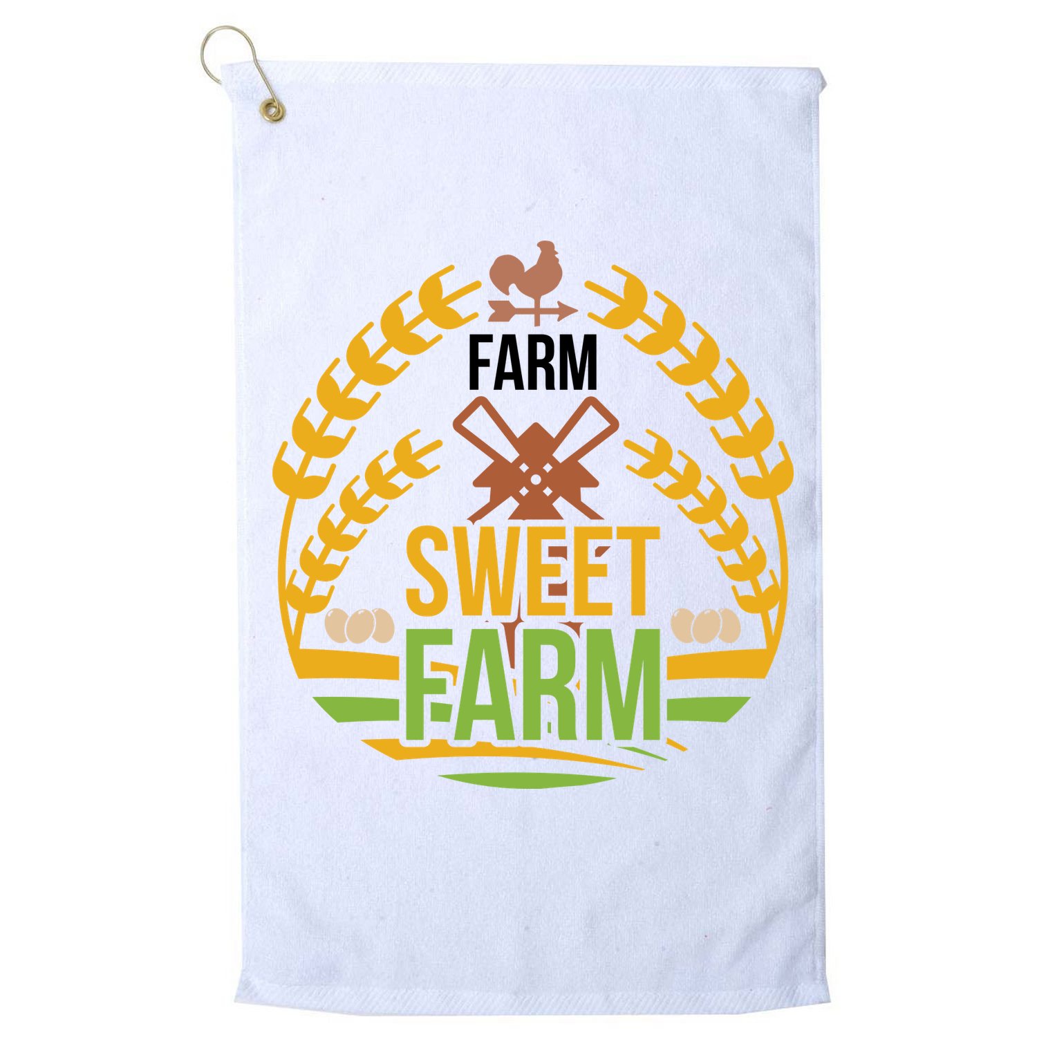 Farm Sweet Farm Golf Towel