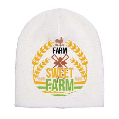 Farm Sweet Farm Short Acrylic Beanie