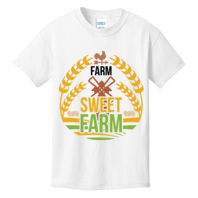 Farm Sweet Farm Kids T-Shirt