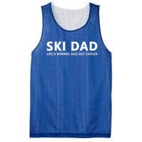 Funny Skiing Father Ski Dad Funny Gift Mesh Reversible Basketball Jersey Tank