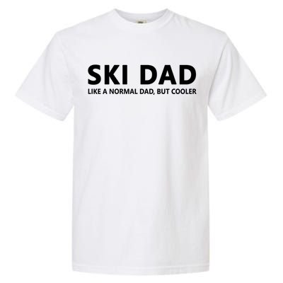 Funny Skiing Father Ski Dad Funny Gift Garment-Dyed Heavyweight T-Shirt