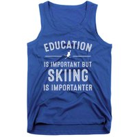 Funny Skiing Gift And Cool Ski Sports Lover Great Gift Tank Top