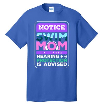 Funny Swimming Gift For A Swim Mom Gift Tall T-Shirt