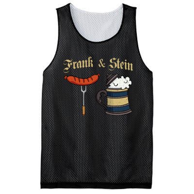 Frank & Stein German Beer Drinking Oktoberfest Mesh Reversible Basketball Jersey Tank