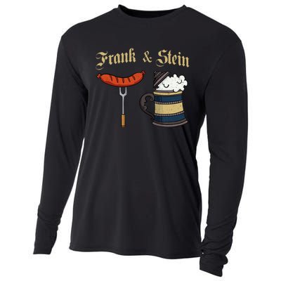 Frank & Stein German Beer Drinking Oktoberfest Cooling Performance Long Sleeve Crew