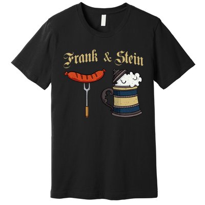 Frank & Stein German Beer Drinking Oktoberfest Premium T-Shirt