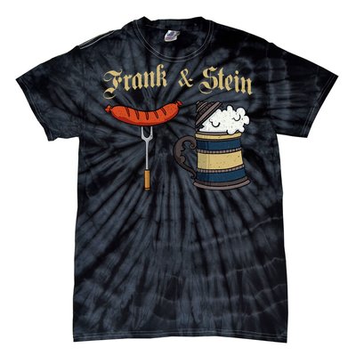 Frank & Stein German Beer Drinking Oktoberfest Tie-Dye T-Shirt