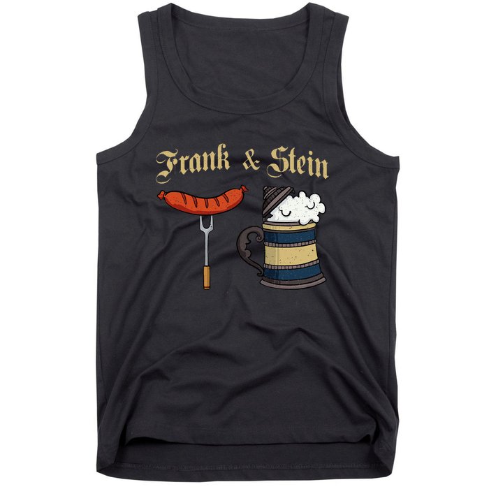 Frank & Stein German Beer Drinking Oktoberfest Tank Top